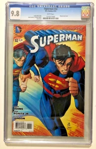 SUPERMAN 2014 # 32 CGC 9,8 casi nuevo/m primera aparición de ulysses dc nueva película 52 legacy - Imagen 1 de 3