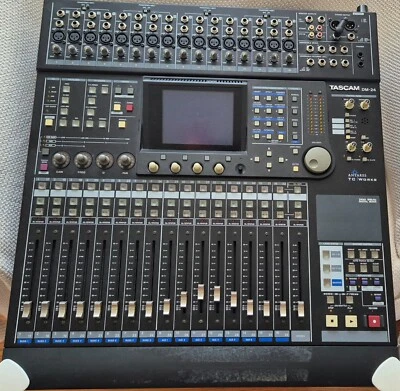 Tascam DM-24 Digital Mixer 32-Channel 8-Bus 24-bit/96kHz w/ Power, TDIF & Manual - Image 1 of 3