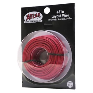 Atlas 316 Layout Wire- Red 50' - Picture 1 of 1