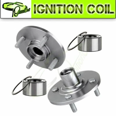 2 Front Wheel Hub & Bearing Kit For 1994-2001 2002 Saturn SW2 SC1 SC2 SL SL1 SL2 - Image 1 of 4