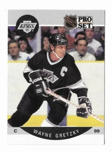 Wayne Gretzky 1990 NHL Pro-Set #118 Tarjeta Coleccionable Los Angeles Kings Hockey Salón de la fama - Imagen 1 de 2