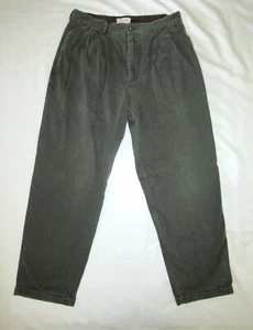 BANANA REPUBLIC 80s Vintage Safari & travel pants size M olive green soft cotton - Picture 1 of 8