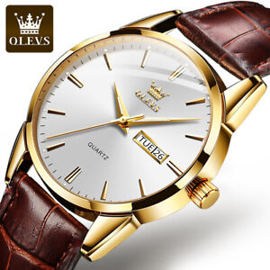 OLEVS New Luxury Men's Watches Quartz Watch Waterproof Luminous Wristwatches