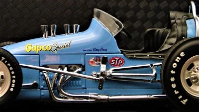 Hot Rod Race Car Formula 1 18 Racing Vintage 12Midget24 Custom Built Metal Model - Image 1 of 4