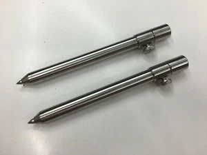 Bank Sticks / Goal posts, 16mm, Stainless Steel, Carp. 2 x 20-30cm Bank Sticks. - Picture 1 of 1