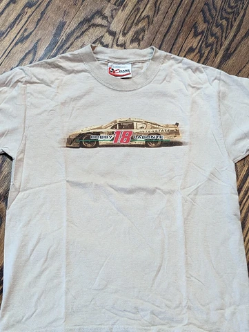 Vintage 2003 Bobby Labonte SHIRT (Youth Large 14-16) NASCAR #18 Rare Cover