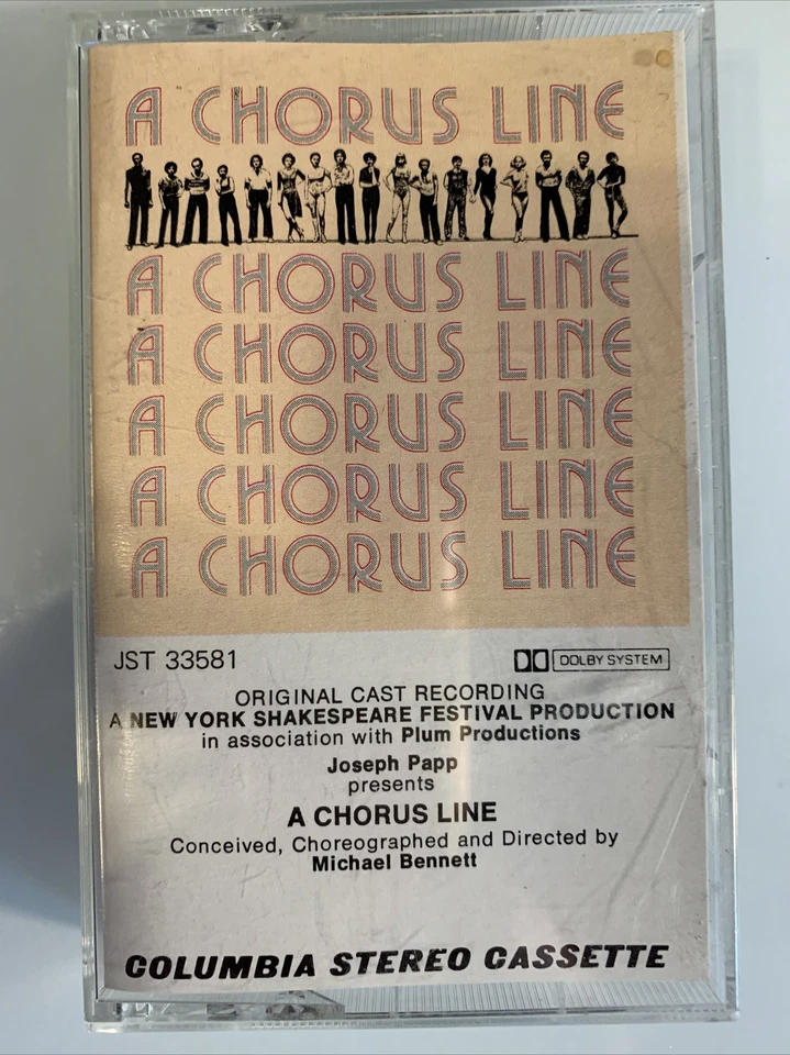 A Chorus Line Original Cast Recording (Cassette) - Image 1 of 1