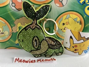 Pokemon TURTWIG Rhinstone glitter Banpresto Japan figure Keychain go toy (plush) - Picture 1 of 7