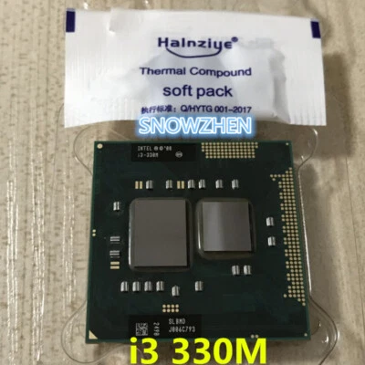Intel Core CPU i3-330M Dual-Core 2.13GHz/3M SLBMD Socket G1 Laptop Processor - Image 1 of 2