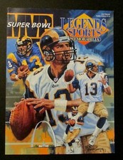 LEGENDS SPORTS MEMORABILIA MAGAZINES KURT WARNER HOBBY EDITION #113 COVER ONLY