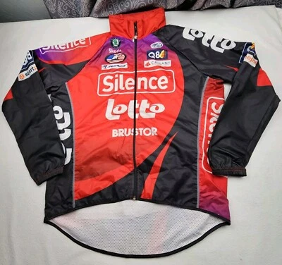 Camisa de carreras de bicicletas Silence Lotto deportes americanos cremallera completa para hombre talla grande  Foto 1 de 4
