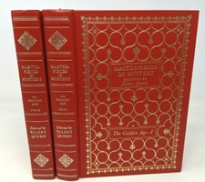 1977 Masterpieces of Mystery The Golden Age Part 1 & 2 Ellery Queen HC PA21