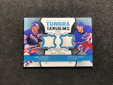 2013-14 UPPER DECK ARTIFACTS GARTNER/CALLAHAN TUNDRA TANDEMS DUAL JERSEY #TT-GC