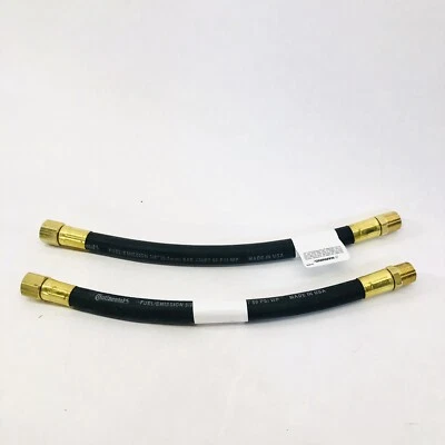 LOTE DE 2 MANGUERAS COMBUSTIBLE/EMISIONES J30R7 3/8" MACHO Y HEMBRA 12" LARGO Foto 1 de 4