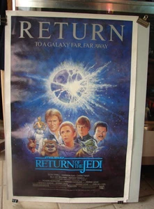 Star Wars ROTJ Jedi RETURN 1985 RR póster una hoja enrollada 27x41 316 - Imagen 1 de 9