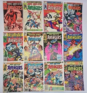 MARVEL SUPER ACTION STARRING THE AVENGERS COMIC LOT of 12, 1980-1981 - Picture 1 of 24