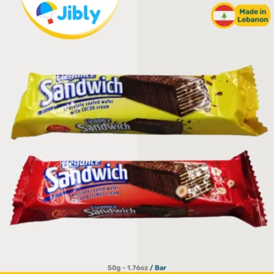 🇱🇧Lebanese Elegance Sandwich|Two Flavors|Tasty Wafer|50g Bars| Wholesale Deals - Image 1 of 3