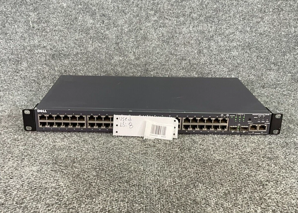 Dell PowerConnect 3448 🌐 Ethernet Switch 🖥️ 48-Port 10/100 Rack Black - Image 1 of 4