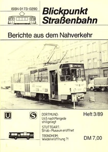 20114/ Blickpunkt Straßenbahn - Berichte aus dem Nahverkehr – Heft 3/1989 - Picture 1 of 1