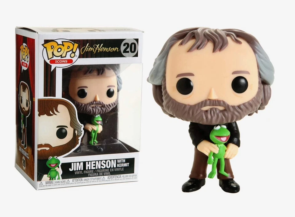 Funko Pop N20. Jim Henson de TV Sesame Street, con la rana Kermitt - Imagen 1 de 2