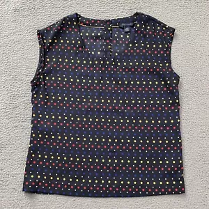 Tommy Hilfiger Hemd Small S blau gepunktet Bluse Business Freizeit Damen - Bild 1 von 12