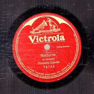147ci.  Flonzaley Quartet - Nocturne (Borodin) - Victor 74733 - Imagen 1 de 1
