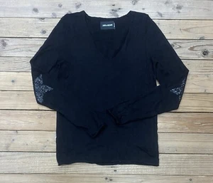 Zadig&Voltaire Hemd Größe S Damen Wolle Kaschmir schwarz Sterne bestickt - Bild 1 von 7