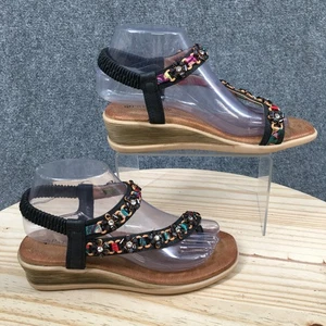 Patrizia by Spring Step Sandal Womens 37 Kalil Ankle Strap Multicolor Wedge Heel - Picture 1 of 17