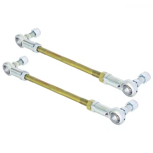 RockJock for Adjustable Sway Bar End Link Kit 8 1/2in Long Rods w/ Heims and Jam - Picture 1 of 4