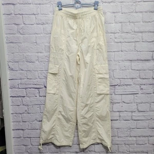 NWT Aerie Go For It Baggy Cargo Pant Size SP Parachute High Waist Elastic Skater - Picture 1 of 10