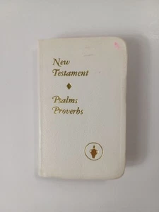 New Testament Psalms Proverbs Bible Pocket Size Small Mini Gideons 1980 Free SH - Picture 1 of 10