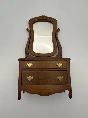 Fantástico aparador espejo Bespaq vintage 1:12 miniatura para casa de muñecas Foto 1 de 4