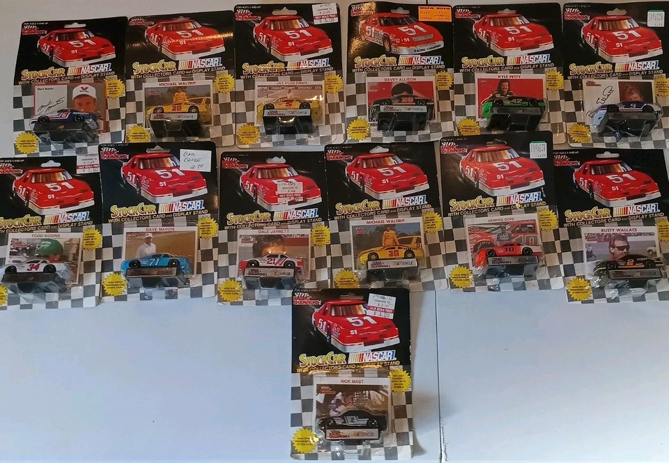 Lote (13) diecast vintage Racing Champions NASCAR con tarjetas - juego de coleccionista Foto 1 de 4