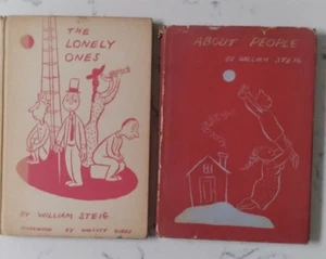 About People &The Lonely Ones - By William Steig Two Books Art Humor - Picture 1 of 12