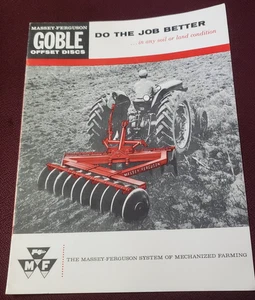 Massey Ferguson Kelch Offsetscheibe für Traktoren Prospekt Flyer 50er Jahre? - Bild 1 von 6