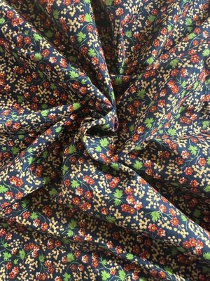 Vtg Peter Pan Fabrics Cotton Floral Flowers Print, 2 pieces, 7.6 yds total x 42” - Image 1 of 4