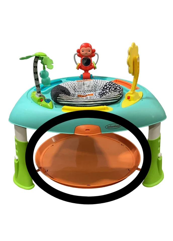 Centro de actividades Infantino para sentarse, girar y pararse base redonda REEMPLAZO solo pieza Foto 1 de 4