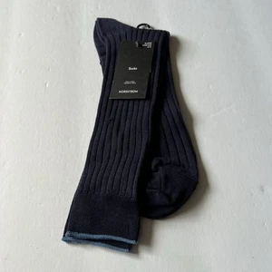 NORDSTROM HOMBRES CALCETINES ALGODÓN MERCERIZADO AZUL MARINO MEDIA PANTORRILLA EXTRA GRANDES XL NUEVOS CON ETIQUETAS - Imagen 1 de 10