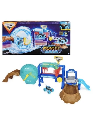 Monster Jam, Megalodon Monster Wash, incluye camión que cambia de color, interactivo... Foto 1 de 4