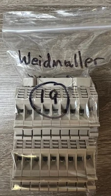 Weidmuller WDU 6 Feed-Through Terminal Block, Qty:19 - Image 1 of 3