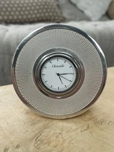 Ancienne pendule Christofle en métal argenté pendulette - Imagen 1 de 5