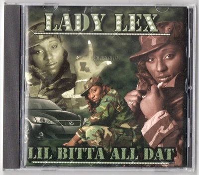 LADY LEX Lil Bitta All Dat CD New Orleans Gangsta Rap G-Funk Hot Boy U Louisiana — 第 1/3 张图片
