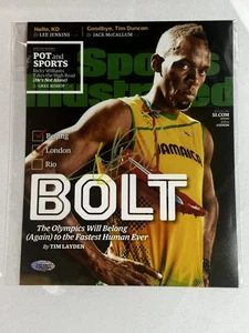 Usain Bolt - Foto Firmada Automática - 8x10 - Con Certificado de Autenticidad - “Pot And Sports” - Como Nueva - Imagen 1 de 11