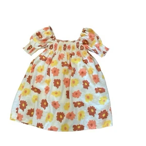 Wild Pony Floral Puff Sleeve Babydoll Mini Short Dress Size XL - Picture 1 of 13