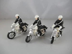 Norev plastic 1:43 230 Moto BMW 750 Police Motor Set of 3 - Picture 1 of 12