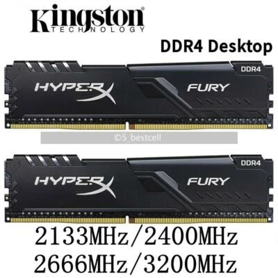 DDR4 4GB 8GB 16GB Arbeitsspeicher Ram 288pin 2133/2400/2666/3200 MHz DIMM für Desktop Posten - Bild 1 von 4
