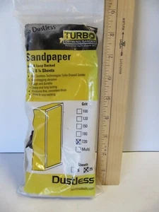 25 Pack of Genuine Dustless Technologies Turbo Drywall Sander Sandpaper 220 - Picture 1 of 3