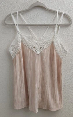 Camiseta sin mangas Chelsea 28 para mujer blanca beige cuello en V poliéster talla M Foto 1 de 4