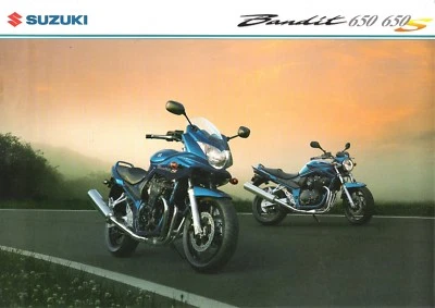 Suzuki GSF650 GSF650S 650 Bandit 2005 UK sales brochure GSF650K5 GSF650SK5 - Image 1 of 2