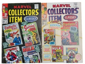 2 Hefte Marvel Sammlerstück Klassiker #8 & #11 Comic Konvolut **ANSEHEN** 1967 - Bild 1 von 10